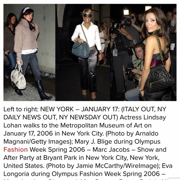 MARC Jacobs Bag Stam Large LIMITED EDITION Top Handle Lambskin Shoulder Bag - Picture 11 of 11